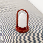 LumoKero | Compact Portable Table Lamp With Glass Shade | Veisp