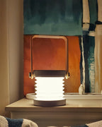 LumiHarbor Honeycomb Portable Table Lamp With Cozy Glow | Veisp