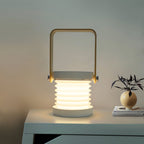 LumiHarbor Honeycomb Portable Table Lamp With Cozy Glow | Veisp