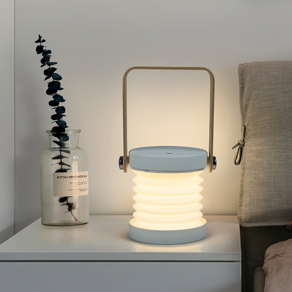 LumiHarbor Honeycomb Portable Table Lamp With Cozy Glow | Veisp