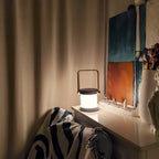 LumiHarbor Honeycomb Portable Table Lamp With Cozy Glow | Veisp