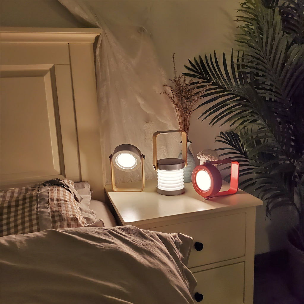 LumiHarbor Honeycomb Portable Table Lamp With Cozy Glow | Veisp