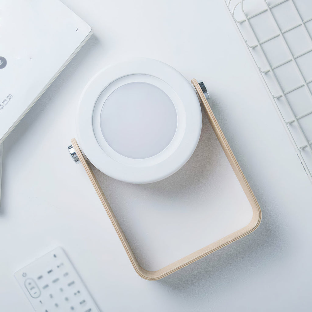 LumiHarbor Honeycomb Portable Table Lamp With Cozy Glow | Veisp