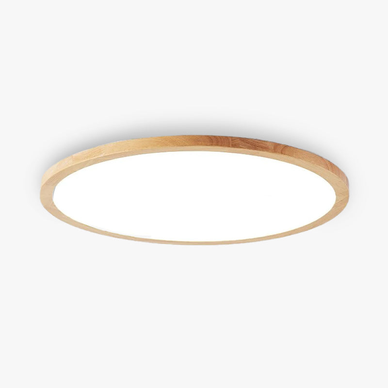 ArborGlow LED Ceiling Light With Soft Ambient Glow And Warm Wood Tones