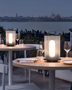 LumaOrb | Glass & Stainless Steel Garden Ambient Lamp | Veisp