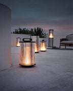 LumaOrb | Glass & Stainless Steel Garden Ambient Lamp | Veisp