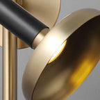 LumaSleek | LED Touch Table Lamp In Gold And Black Frame | Veisp