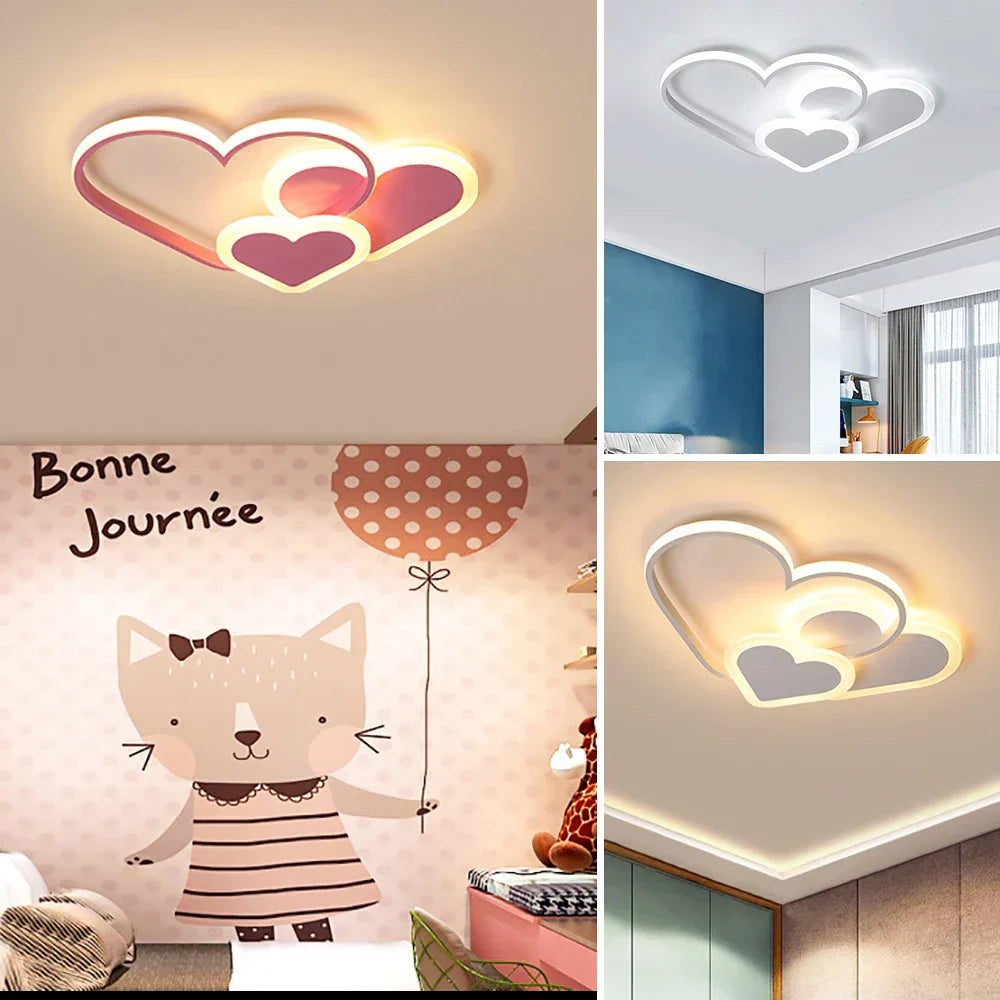 SproutSkies Aurora Kids Ceiling Light With Colorful Playroom Glow