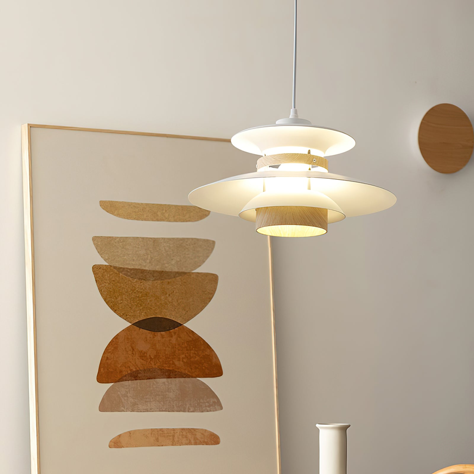 Aurelis Suspended Pendant Lamp With Warm Ambient Glow | Veisp