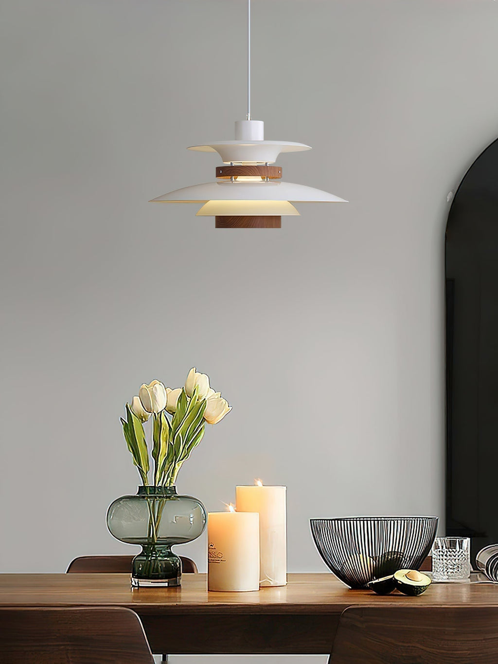 Aurelis Suspended Pendant Lamp With Warm Ambient Glow | Veisp