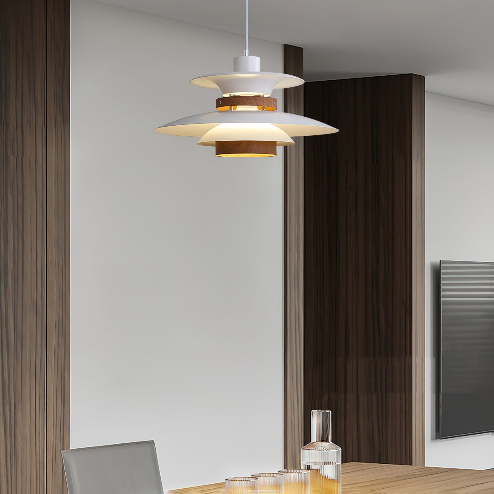 Aurelis Suspended Pendant Lamp With Warm Ambient Glow | Veisp