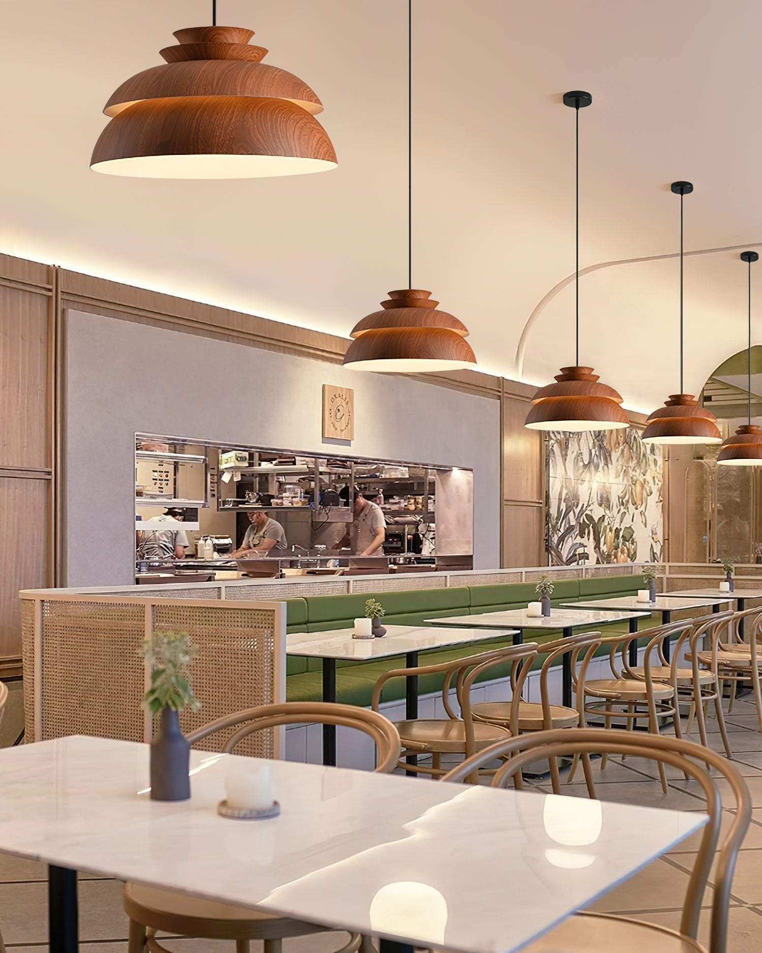 Kirrea Hanging Pendant Light With Natural Ambient Glow | Veisp