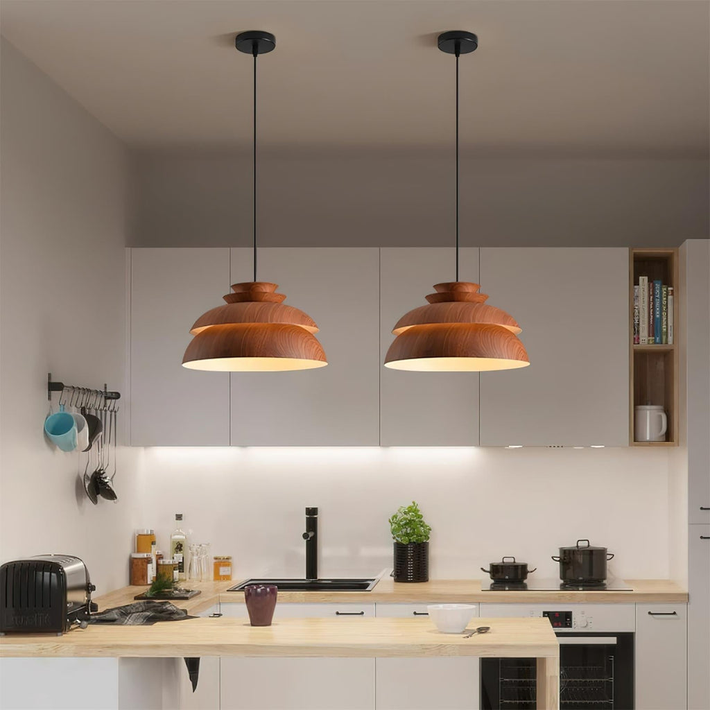 Kirrea Hanging Pendant Light With Natural Ambient Glow | Veisp