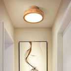 Aurelian Wood LED Ceiling Light Dimmable Minimalist Design