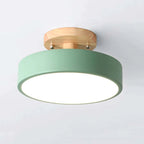 Aurelian Wood LED Ceiling Light Dimmable Minimalist Design
