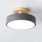 Aurelian Wood LED Ceiling Light Dimmable Minimalist Design