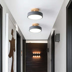 Aurelian Wood LED Ceiling Light Dimmable Minimalist Design