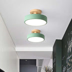 Aurelian Wood LED Ceiling Light Dimmable Minimalist Design