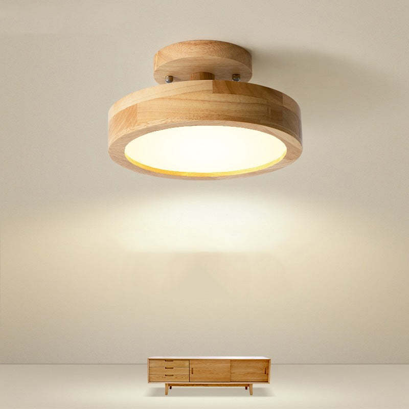 Aurelian Wood LED Ceiling Light Dimmable Minimalist Design
