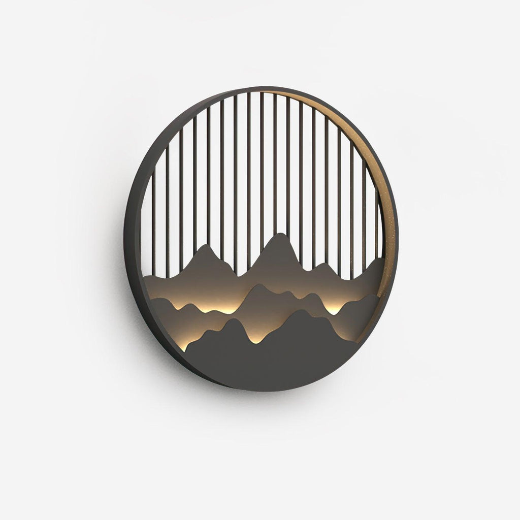 Aldercrest Mountain-Inspired Outdoor Wall Light in Gray | Veisp