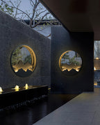 Aldercrest Mountain-Inspired Outdoor Wall Light in Gray | Veisp