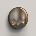 Aldercrest Mountain-Inspired Outdoor Wall Light in Gray | Veisp