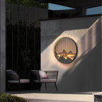 Aldercrest Mountain-Inspired Outdoor Wall Light in Gray | Veisp