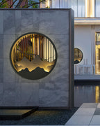 Aldercrest Mountain-Inspired Outdoor Wall Light in Gray | Veisp