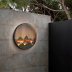 Aldercrest Mountain-Inspired Outdoor Wall Light in Gray | Veisp