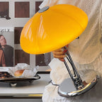 Cresca | Bauhaus Mushroom Table Lamp in Amber Glass | Veisp