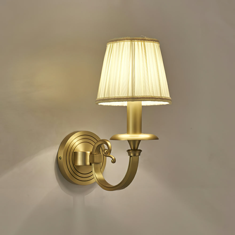 Aureline | Elegant Gold Wall Sconce for Regal Interiors | Veisp