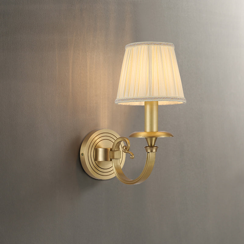 Aureline | Elegant Gold Wall Sconce for Regal Interiors | Veisp