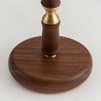 Elmora Pleated Linen Shade Table Lamp In Wood And Metal | Veisp