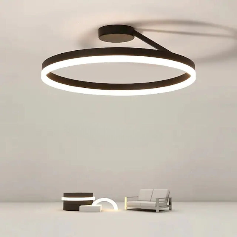 NovaRing LED Ceiling Light In Black And White For Living Room