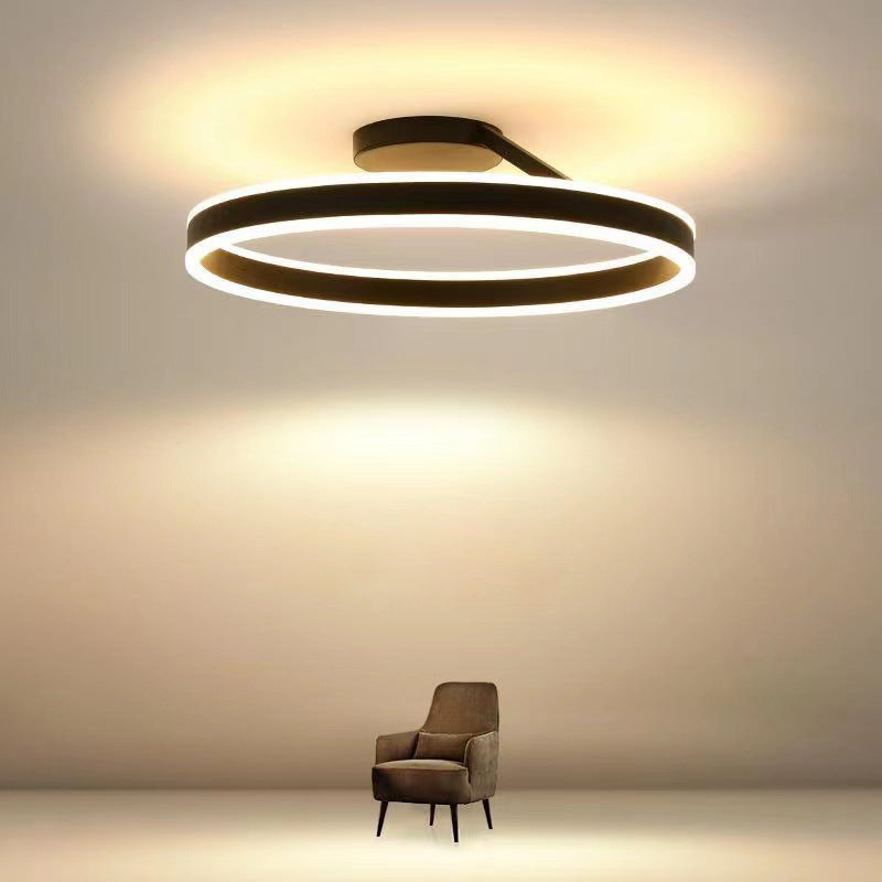 NovaRing LED Ceiling Light In Black And White For Living Room