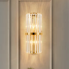 LumaLuxe Elegant Gold Wall Sconce With Warm Ambient Glow | Veisp