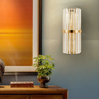 LumaLuxe Elegant Gold Wall Sconce With Warm Ambient Glow | Veisp