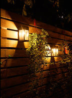 LumaVine | Solar Wall Lamp For Garden Fences, Warm Light | Veisp