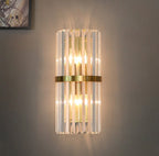 LumaLuxe Elegant Gold Wall Sconce With Warm Ambient Glow | Veisp