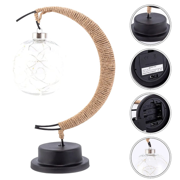 Aurelle | Warm Glass Moon Lamp for Soft Ambient Lighting | Veisp