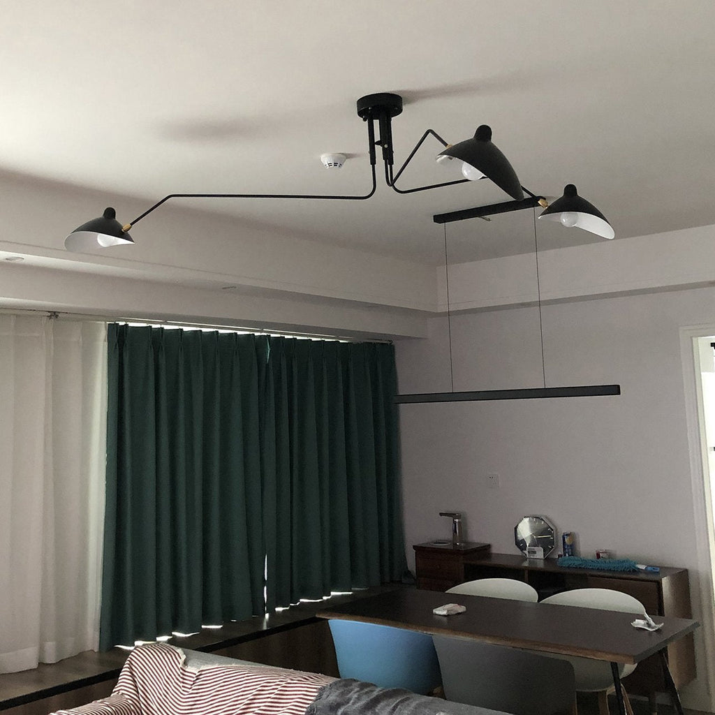 Luminelle Modern Ceiling Lamp, Lacquered Steel Finish | Veisp