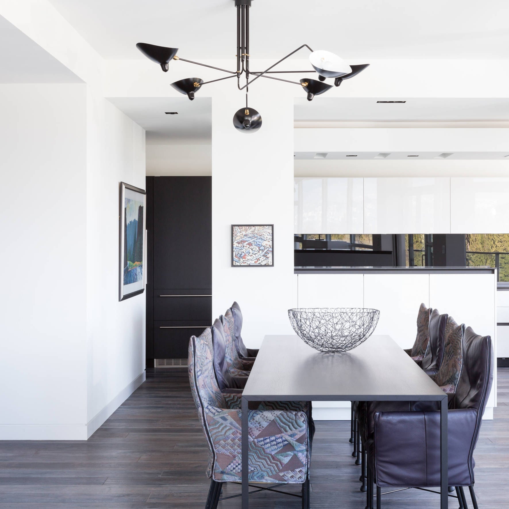 Luminelle Modern Ceiling Lamp, Lacquered Steel Finish | Veisp