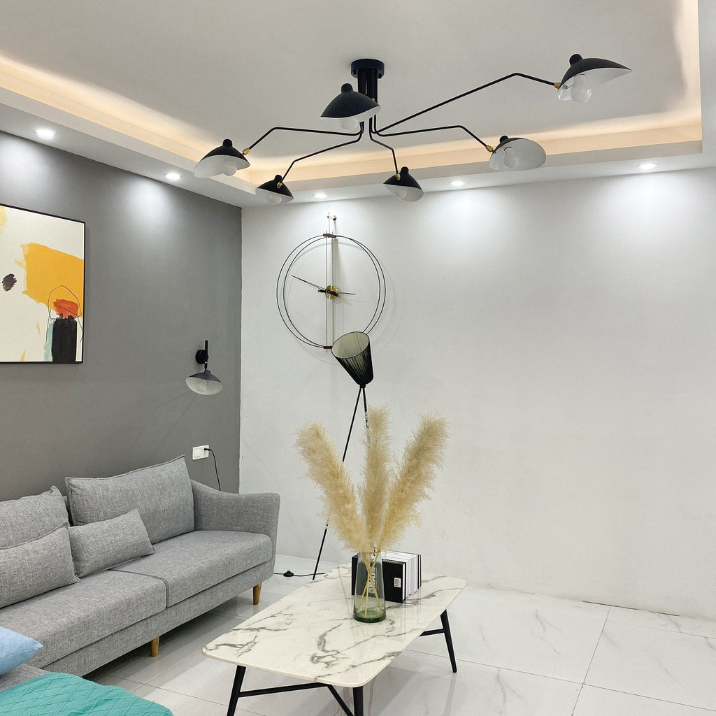 Luminelle Modern Ceiling Lamp, Lacquered Steel Finish | Veisp
