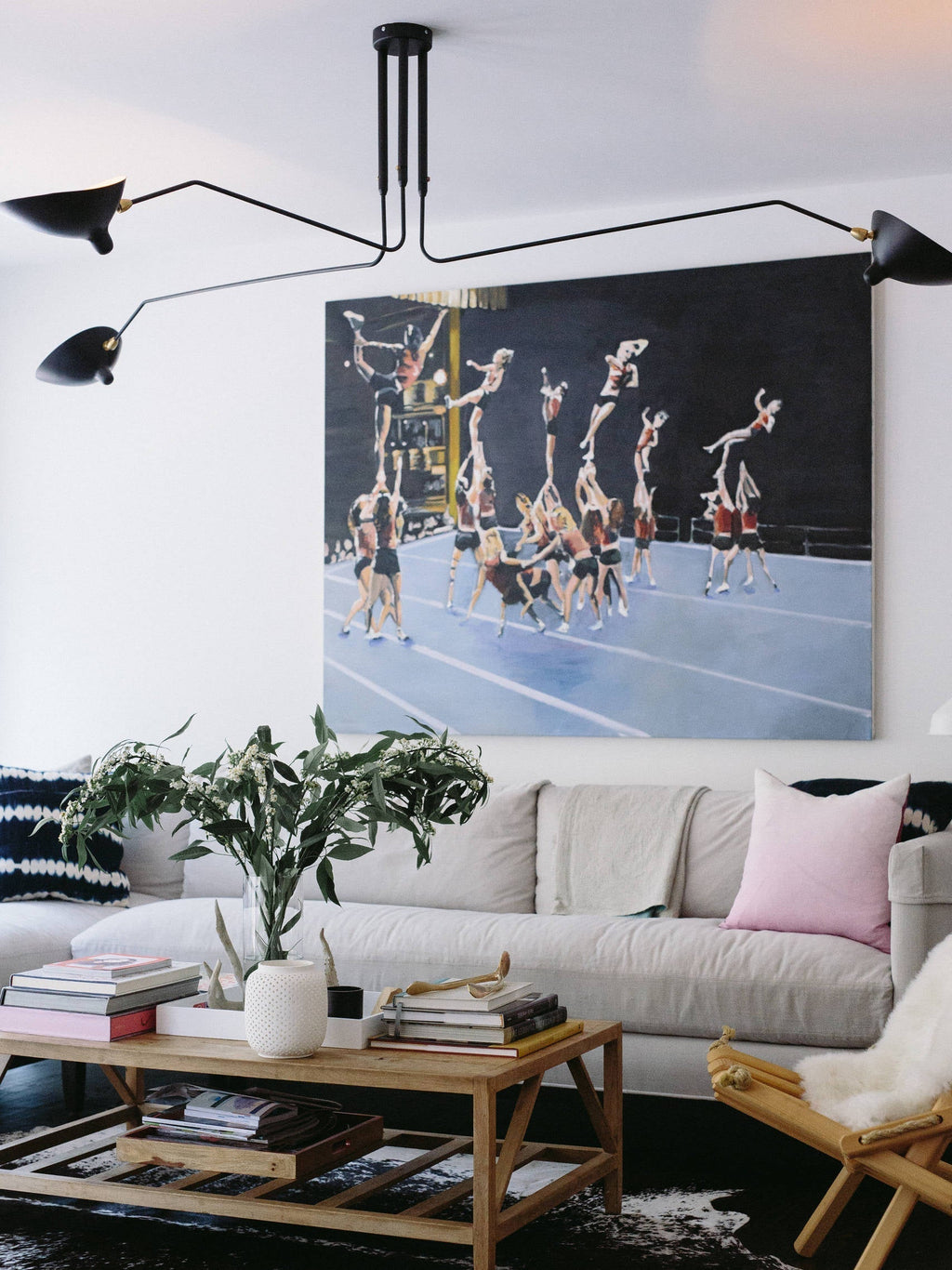 Luminelle Modern Ceiling Lamp, Lacquered Steel Finish | Veisp