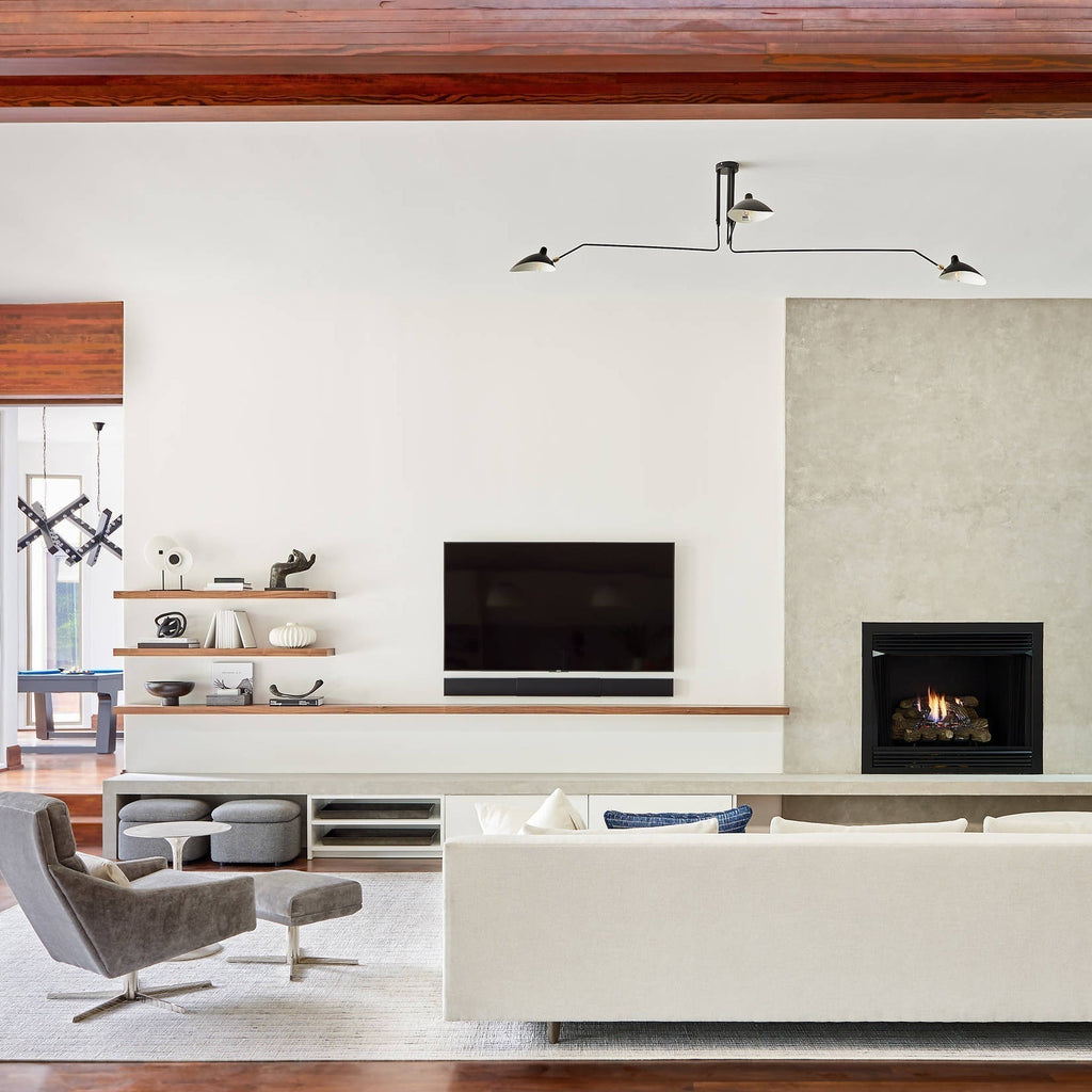 Luminelle Modern Ceiling Lamp, Lacquered Steel Finish | Veisp