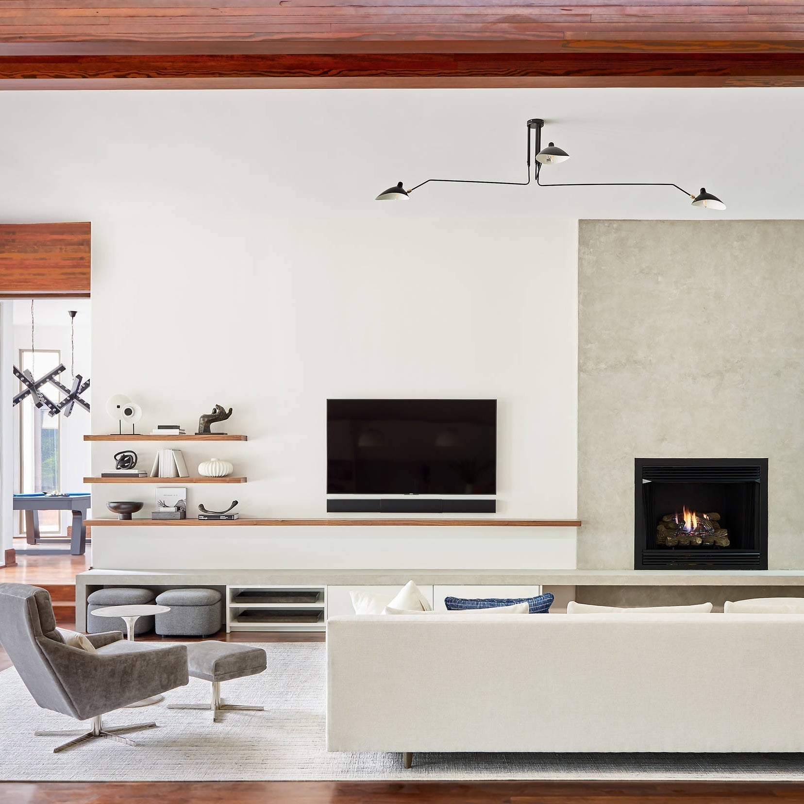 Luminelle Modern Ceiling Lamp, Lacquered Steel Finish | Veisp