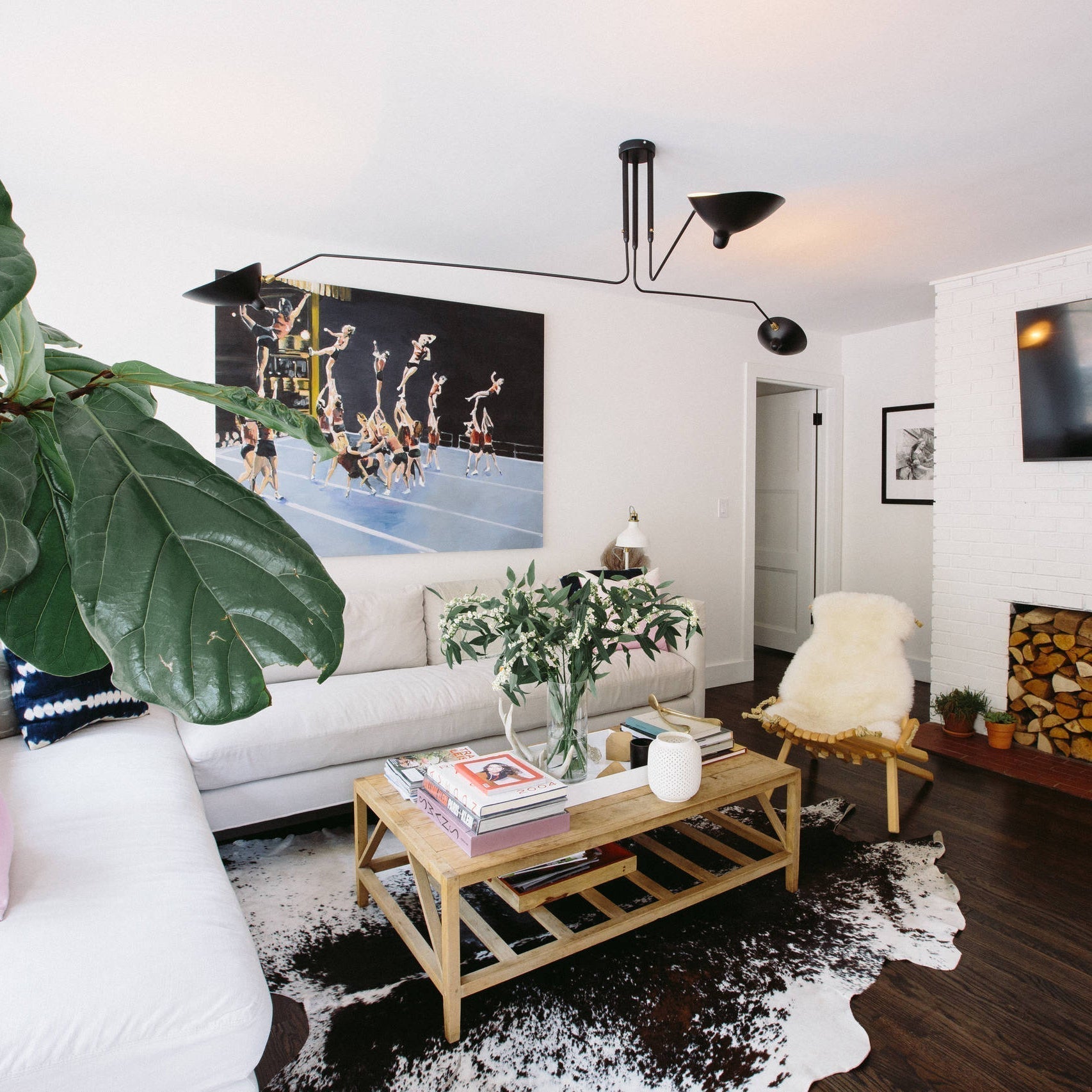 Luminelle Modern Ceiling Lamp, Lacquered Steel Finish | Veisp