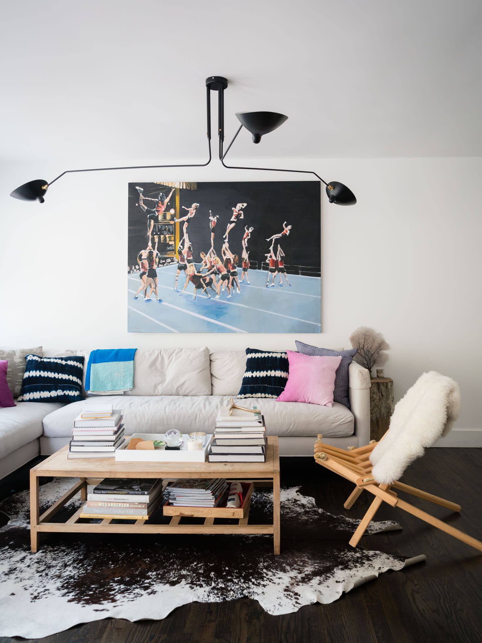 Luminelle Modern Ceiling Lamp, Lacquered Steel Finish | Veisp