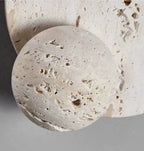 MiraStone Round Stone Wall Sconce For Living Room Decor | Veisp