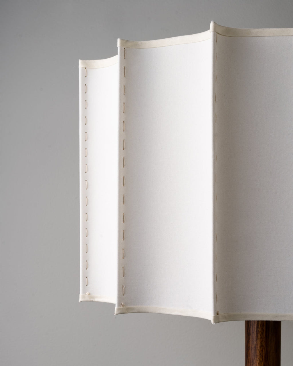 LumaHaven | Wooden Base Table Lamp With Warm Fabric Shade | Veisp
